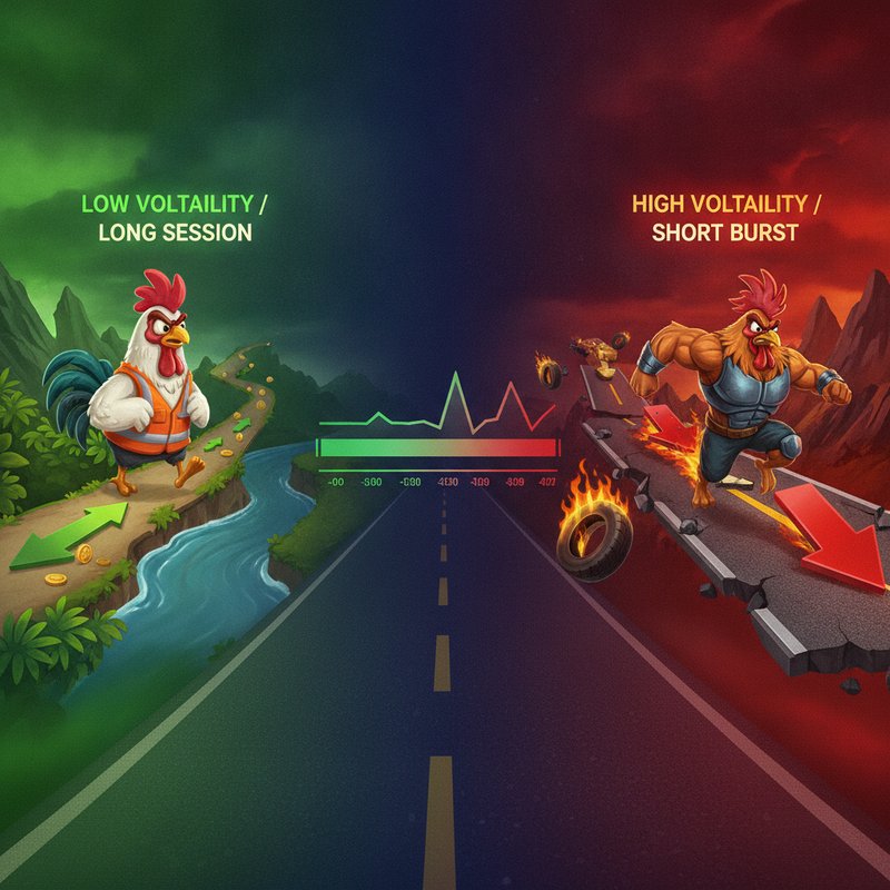 Confronto livelli di difficolta Chicken Road 2